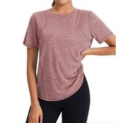 Gyabnw Maglietta Sportiva Donna Magliette Donna Manica Corta Elastico Camicia Palestra Inserto in Rete sulla Schiena Traspirante Top Fitness Yoga Corsa Danza