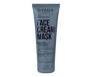 GYADA COSMETICS, Maschera Viso Purificante e Astringente, Esfoliante, per Trattare Pelli Impure e con Tendenza ad Eccesso di Sebo, Formula a Base di Carbone Vegetale, 75 ml
