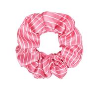GYADA COSMETICS Scrunchie Pink Stripes, Elastico in Raso per Capelli Ricci, Mossi e Lisci, Non Tira, Non Lascia Segni, Non Crea Attrito, Colore Rosa, 1 Pezzo