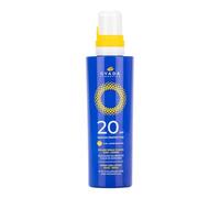 Gyada Cosmetics, Solare Spray Viso Corpo Spf 20 Protezione Media, Nutriente e Protettivo, Crema Solare Viso ad Assorbimento Rapido, Resistente all'Acqua, Non Unge e Non Appiccica, 200 ml