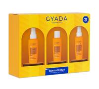 GYADA COSMETICS Sun & Go Box, Set Composto da Shampoo Doposole, Olio Solare Protettivo e Fluido Termoprotettivo Spf 10, Protegge da Sole, Cloro, Vento e Salsedine, con Proteine Vegetali, 3 x 100 ml
