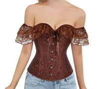 Gyaimxfu Corsetto Donna Dimagrante Tinta Unita Modellante Pancera Vintage Corpetto Latex Waist Trainer Bustino Contenitivo Snellente Pancia Cincher Body Shaper Corsetti