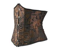 Gyaimxfu Corsetto Donne Vintage Lace Up Vintage Shapewear Donna Stringivita Modellante Waist Trainer Body Contenitivo Corsetti Bustino Regolabile Modellante Cintura
