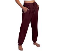 Gyaimxfu Offerte Pantaloni Tuta Donna Cotone Leggero Estivi Comodi Larghi Curvy Corsa Palestra Jogger Sport in Cotone Pantaloni Tuta per Primavera Jogging Sportivi da Jogger con Coulisse