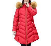 Gyaimxfu Piumino Liscio Donna Cappotto Elegante Cappotto Foderati Giacca Antivento In Pile Doppiopetto Trapuntato Giacca Confortevole Pesanti Per Protezione Totale Dal Freddo