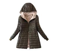 Gyaimxfu Piumino Liscio Donna Cappotto Piumino Lungo Con Cappuccio Ripiegabile Giubbotto Invernale Caldo Cappotto Confortevole Pesanti Per Protezione Totale Dal Freddo
