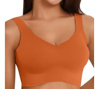 Gyaimxfu Reggiseno Senza Ferretto Lovable da Donna,Schiena Scoperta Tezenis Elastico Senza Cuciture Supporto Estivo Zero Feel Ice Comodo Morbido Top Sportivo Yoga Jogging Ragazze Curvy Reggiseni