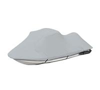 Gycdwjh Copertura per Moto d'Acqua, Telo Copri Jetski Impermeabile in PU 600D Resistente per 2-3 Persone PWC Jet Ski Seadoo, Yamaha, Kawasaki,106~115"/(L3.65m×W2.4m)