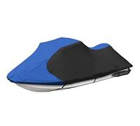 Gycdwjh Copertura per Moto d'Acqua, Telo Copri Jetski Impermeabile in PVC 600D Resistente con Prese d'Aria per 2-3 Persone PWC Jet Ski,96~105"/(L3.2m×W1.9m)