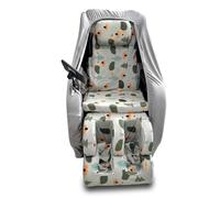 Gycdwjh Copripoltrona da Massaggio Universale - Stampe a Motivo & Stile Eclettico - Design Diviso in 2 Pezzi - Fodera Elastica Lavabile per Animali Domestici e Pelle,Package 1