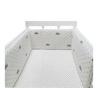 GYCF Traspirante Cuscino Paracolpis, Paracolpi sponda sponde Anticaduta, Paracolpis Barriera Sbarre, Paracolpis Antisoffoco Cuscino Protezione Laterale per Letto Bordo della,A14,250x30CM