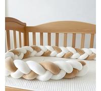 GYCS Cuscino Intrecciato per Chi Dorme sul Fianco Letto A Treccia Cuscino Cuscino Decorativo Cuscino Coccoloso Soffice Intrecciato Paracolpi Sponda Sponde Anticaduta,A08,350cm