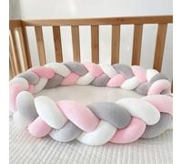 GYCS Cuscino Intrecciato per Chi Dorme sul Fianco Letto A Treccia Cuscino Cuscino Decorativo Cuscino Coccoloso Soffice Intrecciato Paracolpi Sponda Sponde Anticaduta,A10,100cm