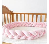 GYCS Cuscino Intrecciato per Chi Dorme sul Fianco Letto A Treccia Cuscino Cuscino Decorativo Cuscino Coccoloso Soffice Intrecciato Paracolpi Sponda Sponde Anticaduta,A04,200cm