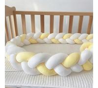 GYCS Cuscino Intrecciato per Chi Dorme sul Fianco Letto A Treccia Cuscino Cuscino Decorativo Cuscino Coccoloso Soffice Intrecciato Paracolpi Sponda Sponde Anticaduta,A05,100cm