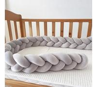 GYCS Cuscino Intrecciato per Chi Dorme sul Fianco Letto A Treccia Cuscino Cuscino Decorativo Cuscino Coccoloso Soffice Intrecciato Paracolpi Sponda Sponde Anticaduta,A03,350cm