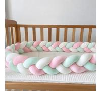 GYCS Cuscino Intrecciato per Chi Dorme sul Fianco Letto A Treccia Cuscino Cuscino Decorativo Cuscino Coccoloso Soffice Intrecciato Paracolpi Sponda Sponde Anticaduta,A13,100cm