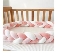 GYCS Cuscino Intrecciato per Chi Dorme sul Fianco Letto A Treccia Cuscino Cuscino Decorativo Cuscino Coccoloso Soffice Intrecciato Paracolpi Sponda Sponde Anticaduta,A14,300cm