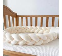 GYCS Cuscino Intrecciato per Chi Dorme sul Fianco Letto A Treccia Cuscino Cuscino Decorativo Cuscino Coccoloso Soffice Intrecciato Paracolpi Sponda Sponde Anticaduta,A02,150cm