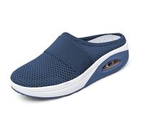 GYCS Scarpe Donna Sneakers Pantofole Ortopediche Estive Morbide Comode E Antiscivolo Sandali Caldo Scarpa da Casa Ciabatte Diabetiche per Artrite Edema Piedi,Royal Blue,36 EU