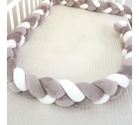 GYCS Treccia Paracolpi,Paracolpi Antisoffoco,Paracolpi Sponda Sponde Anticaduta,Paracolpi Barriera Sbarre,Disponibile in Varie Lunghezze E Colori Design Elegante,A06,450cm