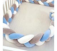 GYCS Treccia Paracolpi,Paracolpi Antisoffoco,Paracolpi Sponda Sponde Anticaduta,Paracolpi Barriera Sbarre,Disponibile in Varie Lunghezze E Colori Design Elegante,A08,300cm