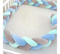 GYCS Treccia Paracolpi,Paracolpi Antisoffoco,Paracolpi Sponda Sponde Anticaduta,Paracolpi Barriera Sbarre,Disponibile in Varie Lunghezze E Colori Design Elegante,A10,300cm