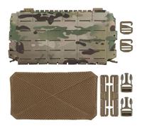GYDEHUTJ Placca tattica tripla per riviste con gancio e anello 556, The Slicksters Adapt MOLLE pannello frontale da appendere