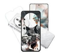 GYDQQKJ Cover per Nubia Z60S Pro + Pellicola Protettiva in Vetro Temperato, Morbido Silicone Custodia Nero TPU Case - HD Schermo Protettore per Nubia Z60S Pro (6.78") - LH7