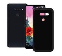 GYDQQKJ DQG per LG K50S Custodia, Nero Ultrasottile Silicone Case TPU Shell Morbida Sottile Protettivo Copertura Antiurto Cover per LG K50S (6.5")