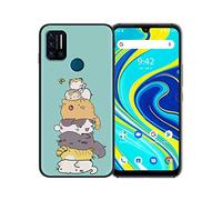 GYDQQKJ DQG per Umidigi A7 Pro Custodia, nero Ultrasottile Silicone Case TPU Shell Morbida Sottile Protettivo Copertura Antiurto Cover per Umidigi A7 Pro (6.3") - LLM39