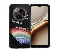 GYDQQKJ per Doogee Fire 7 Custodia, Nero Ultrasottile Silicone Case TPU Shell Morbida Sottile Protettivo Copertura Antiurto Cover per Doogee Fire 7 (6.60") - LLM44