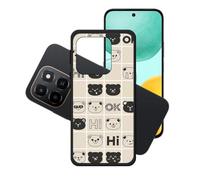 GYDQQKJ per Honor X6C Custodia, Nero Ultrasottile Silicone Case TPU Shell Morbida Sottile Protettivo Copertura Antiurto Cover per Honor X6C (6.61") - LH75