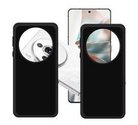 GYDQQKJ per Nubia Z60S Pro Custodia, 2 Pezzis Nero Ultrasottile Silicone Case TPU Shell Morbida Sottile Protettivo Copertura Antiurto Cover per (6.78")