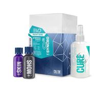 GYEON Q² Syncro EVO - Sistema avanzato di rivestimento in ceramica a due stadi - include base coat, finitura, spray di manutenzione e applicatore, finitura lucida e protezione di lunga durata, kit di