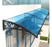 GYEQXKT Tenda da Sole/Ventola per Esterni, Ideale per Patio e Veranda, con Protezione da Sole e Neve, Colore Blu, 60x120 cm. Resistente alle intemperie, Facile da installare e con Protezione UV.