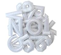 GYGYL - 72 toppe termoadesive con lettere e numeri, lettere dell'alfabeto dalla A alla Z, numeri 0-9, per vestiti, cappelli, calze, jeans, accessori fai da te