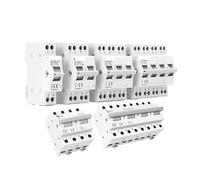 GYHO8 1P 2P 3P 4P 40A 63A 100A 125A Interlock Circuit Breaker AC Din Rail Manual Transfer Switch EKFBQBGW(4P,100A)