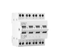 GYHO8 4P 40A 63A 100A 125A Doppia Alimentazione Manuale Trasferimento Interruttore di Isolamento Interblocco Interruttore Modulare Commutatore Interruttore 1 Pz (Size : 4P, Color : 125A)
