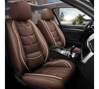 GYHRLG Coprisedili Auto Set per Fiat Stilo Hatchback 2005-2006, Pelle PU Protezione per Sedili Completo Impermeabili Set Completo di Coprisedili Interni,D