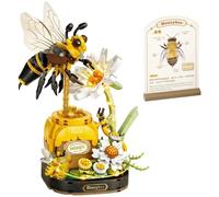 GYHWOFUL Set di mattoncini da costruzione, 526 pezzi, bouquet di api, micro mini mattoncini decorativi fai da te, set creativo e regalo per adulti e ragazzi