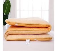 GYHZKA Materasso Futon Pieghevole Giapponese,5cm Spesso Tatami Materassi,Singolo Matrimoniale Doppio Materasso Imbottito,Portatile Materassino per Dormitorio Studentesco,Brown-150x200cm(59x79inch)