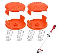 Gyinere Black and Decker, 4 pezzi di ricambio Black and Decker, per decespugliatore di erbacce Black and Decker, per decespugliatori AFS, 4 tappi e 4 molle