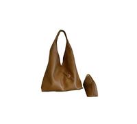 Gyios Borse Borsa A Tracolla Modello Set Per Le Donne Morbida Pu Pelle Grande Capacità Shopper Ultime Invernali-marrone-42x46x13cm