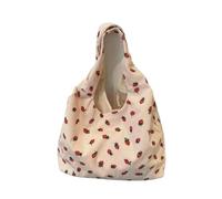 Gyios Borse Strawberry Printing Bullo Porta Portatile In Stile Coreano Sweet Case A Grande Capacità Per Via Ascelle Il Tempo Libero-pink_a