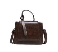 Gyios Borse Stume da Tracolla della Moda Femminile, Borsetta di Crossbody Square, Borsa per Le Ragazze Che Abbina La Figlia-Marrone Scuro-Una Dimensione