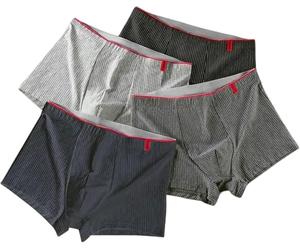 Gyios Boxer Uomo Impianti da 4 Pacchetti di Cotone Pugile di Cotone, Morbido E Traspirante, Alleva Elastiche Assorbenti per Il Comfort per Tutto Il Giorno-11-3xl(70-80kg)
