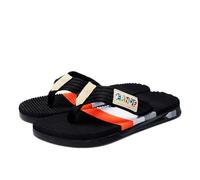 Gyios Infradito Uomo Flip-flops In Pvc Microfibra Del Blocco Di Colore Degli Uomini, Sandali Sportivi Anti-scivolo Anti-odore Per La Spiaggia All'aperto Tutta Stagione-kakhi-39