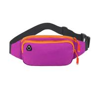 Gyios Marsupio Uomo Bumbag Bumbags Resistenti All'acqua Per Donne Uomini Con Tasche A Cerniera Vita Fanny Pack Daypack Viaggiare Sport All'aperto-violetta
