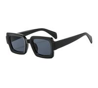 Gyios Occhiali da Sole Moda personalità A Forma Quadrata Retro Anti Blue Light Frame Femmina- Smoke